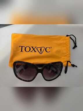 TOXIC Women's Tortoiseshell Sunglasses with Brown Gradient Lenses